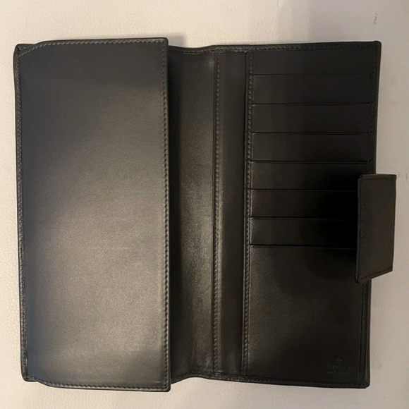 Gucci Vintage Sherry Web Bi-Fold Long Wallet - Excellent Condition - Picture 5 of 8